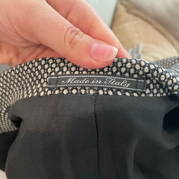 Lubiam Charcoal Grey & White Sports Coat - Picture 5 of 5